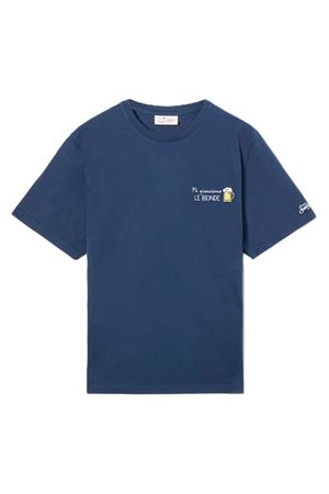 Portofino Man Cotton T-Shirt With Front Print MC2 SAINT BARTH | T-Shirt | POT000104428L